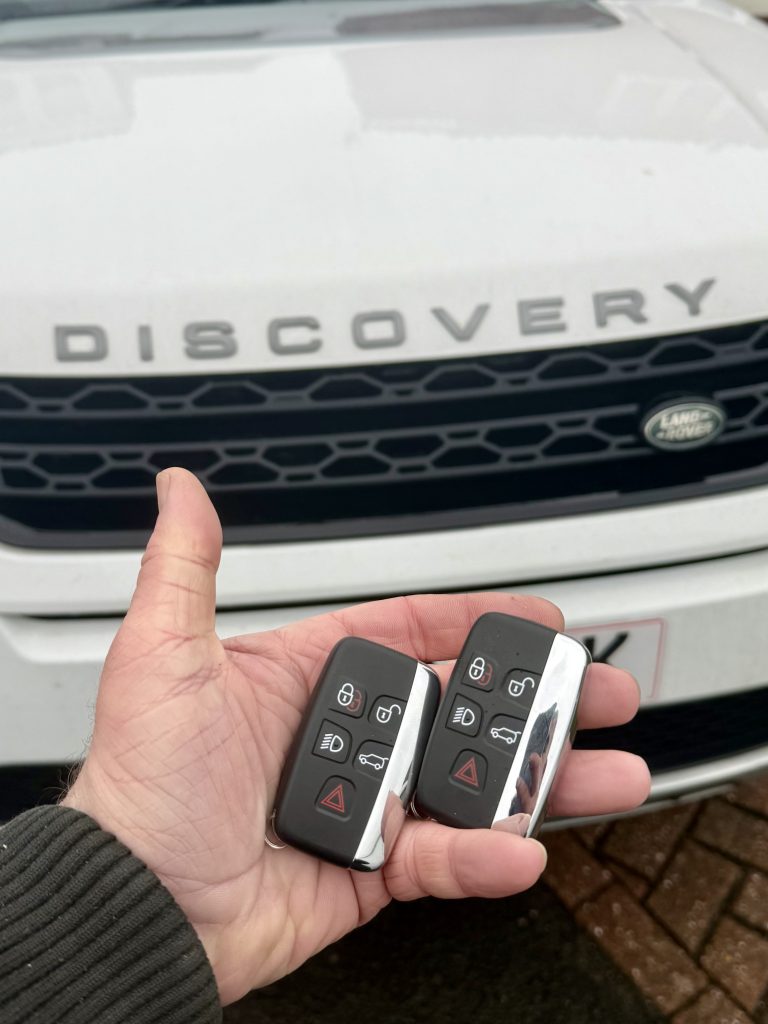 Land Rover Discovery Sport spare smart keys programmed in Bedlington NE22